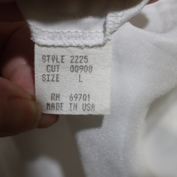 Sue Wong White Midi Pencil Skirt LG Slip Skirt White Wrinke Crinkle Vintage - Picture 14 of 16